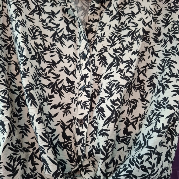 Joie button down cropped shirt size Sm - Picture 2 of 8